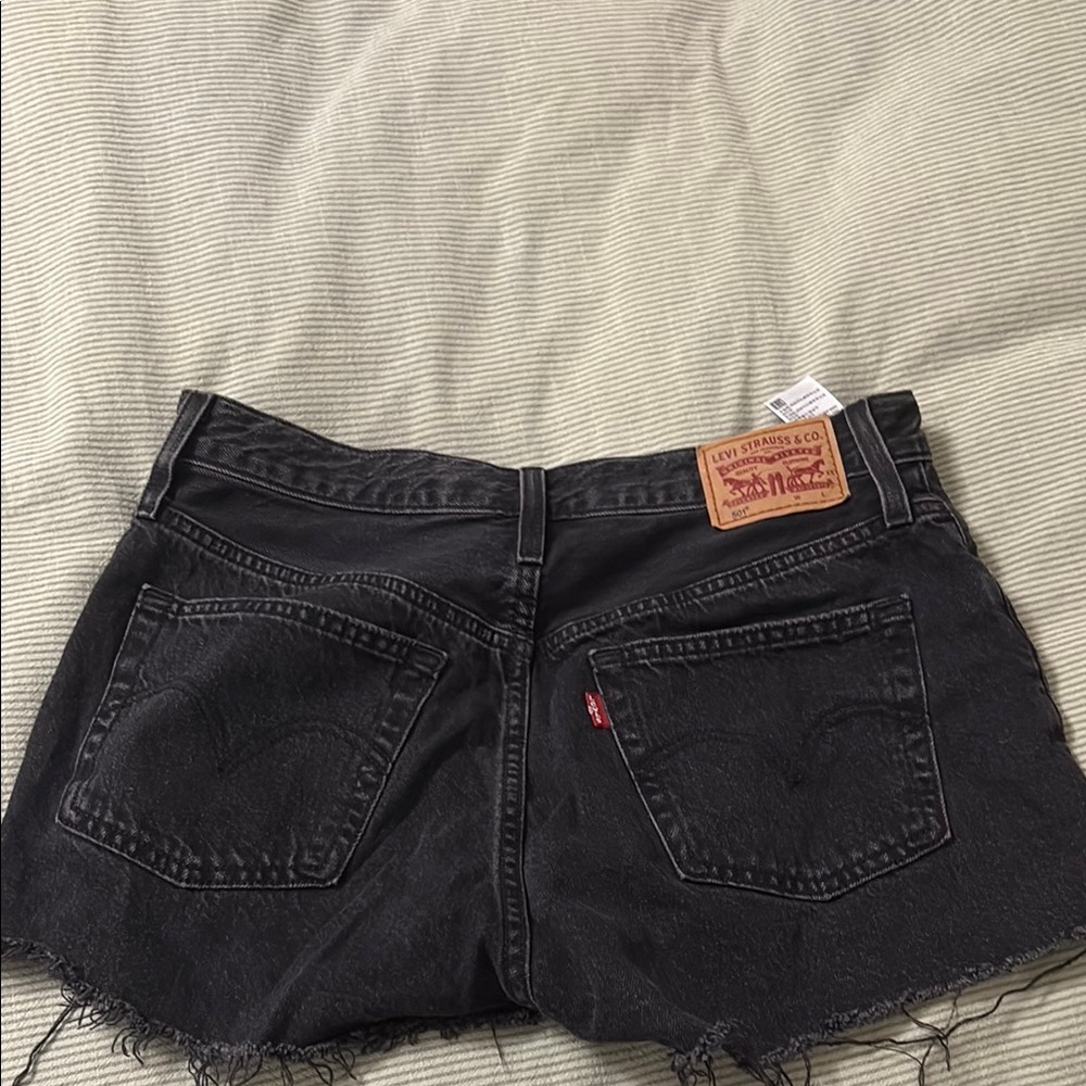 Levi's Black Denim Women's Shorts